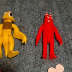 Rainbow Friends Plastic Action Figure Set Lot w/ Blocks & Accessories