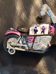 Disney Pixar Onward Movie Mini Motorcycle Cake Topper Purple Black- 3.5 In Long