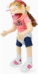 60cm Funny Feebee Jeffy Sister Puppet Child Interaction Plush Doll – PRE OWNED