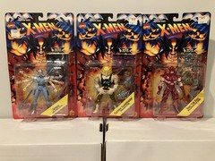 1995 Toy Biz X-Men Lot SABRETOOTH,ERIC THE RED,SPIRAL MOSC XMEN 97 MUTANTS MCU