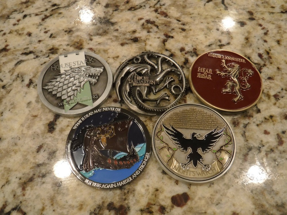 A Game of Thrones The Nights Watch Coin George R R Martin-poker chip Golf Marker
