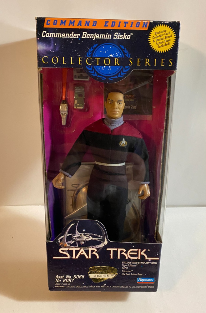 Star Trek Collector Series Commander Benjamin Sisko 9″ Figure 1994 Playmates