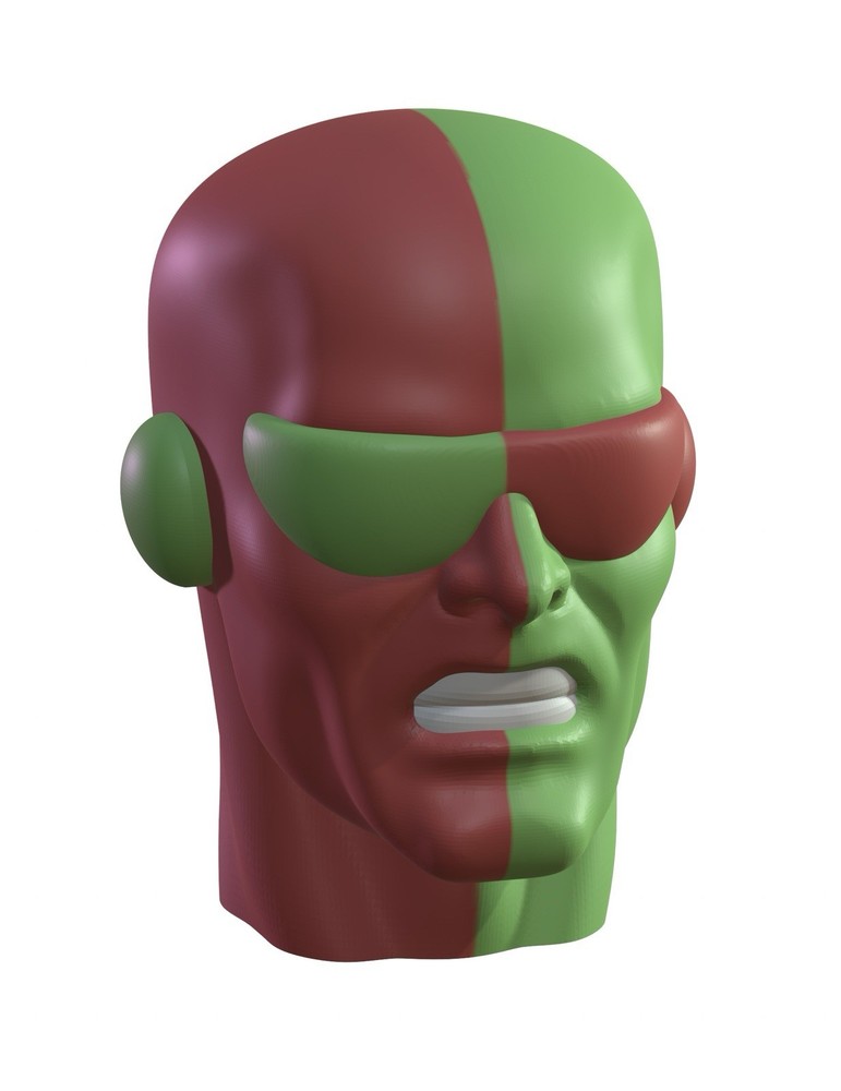 DDD Man Custom Action Figure Head 1:9 or 1:6 Mego