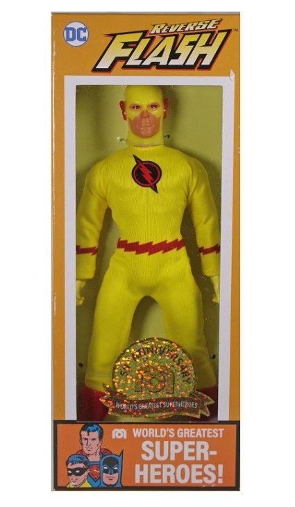 NEW Mego 51356 THE REVERSE FLASH 50th Anniversary 8in Action Figure DC Comics