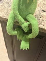 Applause Plush Kermit the Frog Poseable Jim Henson Muppets 19” Wire Arms & Legs