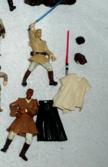 LOT STAR WARS 1990s-2000s 3.75 ACTION FIGURES JABA W/ ACCESSORIES HASBRO
