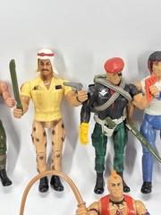 1985 Coleco Rambo Force of Freedom Action Figures Lot w/ Accessories