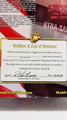 Gunnery Sgt. R Lee Ermey 2003 -12” Xtra Salty Figure-Signed by Ermey- Sideshow