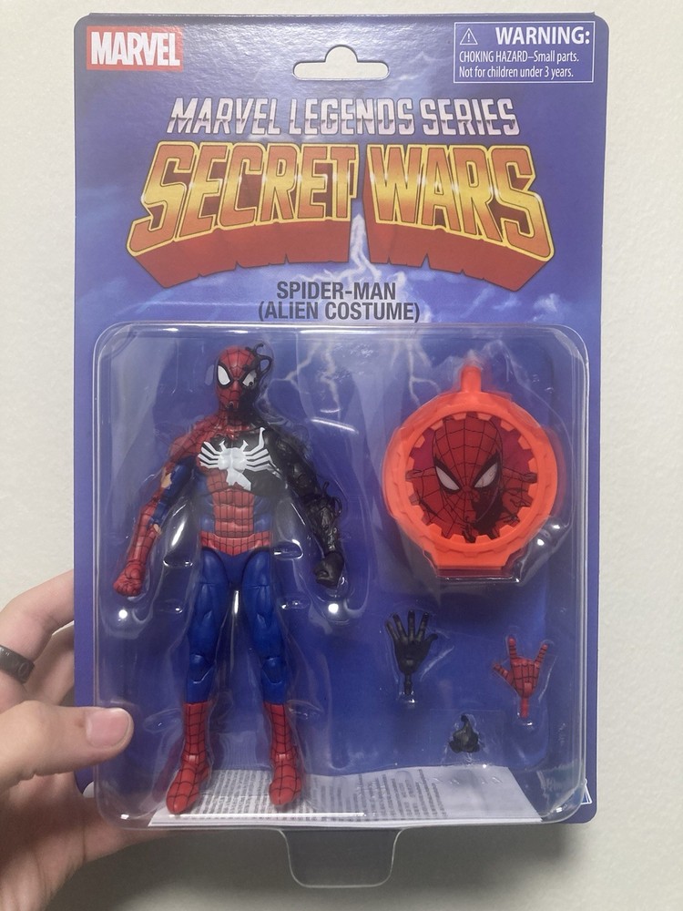 Marvel Legends Retro 6″ Figure Secret Wars – Spider-Man Alien Costume IN STOCK!