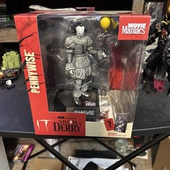 McFarlane Movie Maniacs 2026 IT Welcome To Derry Pennywise (Black & White)