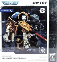 Warhammer 40k: Ultramarines Chaplain in Terminator Armor 1:18 Figure JoyToy