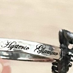 Trygod × Hysteric Glamour Unisex Scorpion Pinky Ring Silver Accessory Japan Used