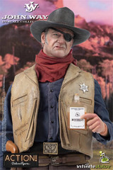 Infinite Statue X Kaustic Plastik John Wayne 1/6 Deluxe Action Figure Instock