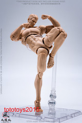 US Wind Toys 1/12 Flexible Man Jointed 6″ Male Action Figure Head Body Model Toy