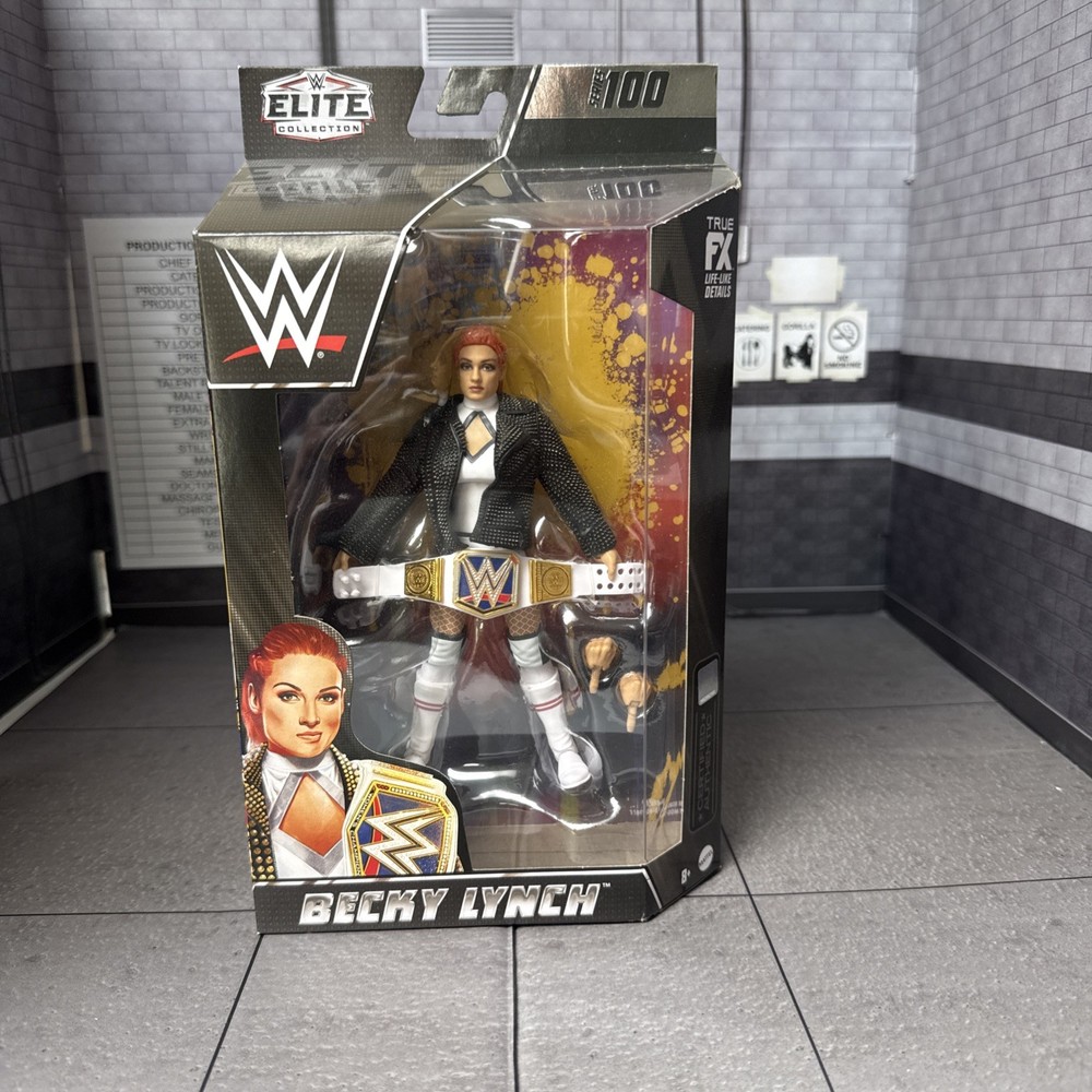 Mattel WWE Becky Lynch Elite Collection Action Figure, Deluxe Articulation & Lif