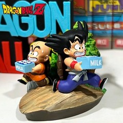 DBZ Goku Krillin Mini Figure 5cm PVC Anime Collectible Model Toy