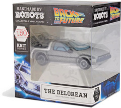 Back To The Future made By Robots BlackLight Marty McFly Dr Brown Delorean Set