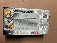 Valaverse Action Force Figure Arctic Warfare Republic Guard Trooper