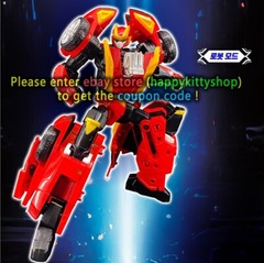 Metal Cardbot S REDBLITZ Action Figure Sport Car Transform Robot Kids Toy No Box