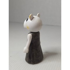 PhatMojo Piggy Action Figure Small White Brown Fair Roblox MiniToon