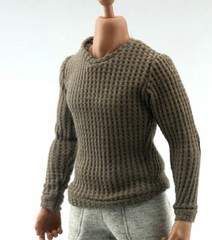 C001-1 1/6 Scale Soldier Elbow Patch Sweater Model for 12″ Figure Doll Toys