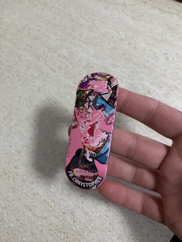 Kalye Urban 34mm Thiccc Boi 3 Pink Limited Edition Fingerboard Deck