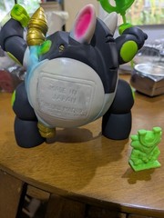 Deathtek Machin NightMare Steed Sofubi Kaiju Deathcat Toys Keshi Omake UV 1/3