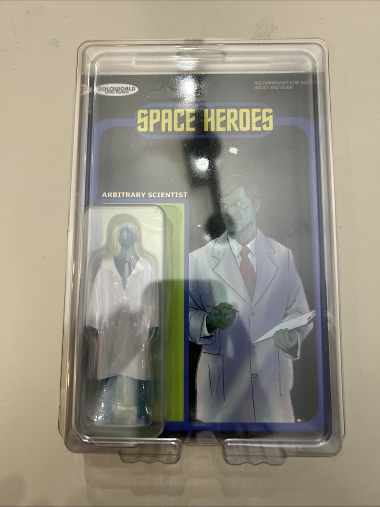 2026 Zoloworld Zolocon Exclusive Space Heroes ARBITRARY SCIENTIST W/ MoC Master