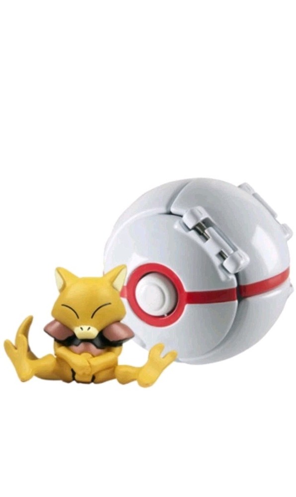 TOMY Pokemon Throw N Pop Poke Ball Mini Figures Ready to Battle Ultra Ball