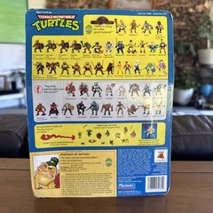 Vntg 1991 Playmates TMNT TATOO Teenage Mutant Ninja Turtles MOC Sealed on Card