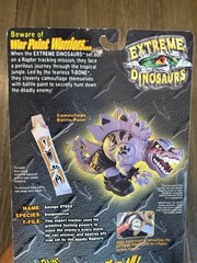 1997 Mattel Extreme Dinosaurs Savage STEGZ War Paint Warriors – New In Package!