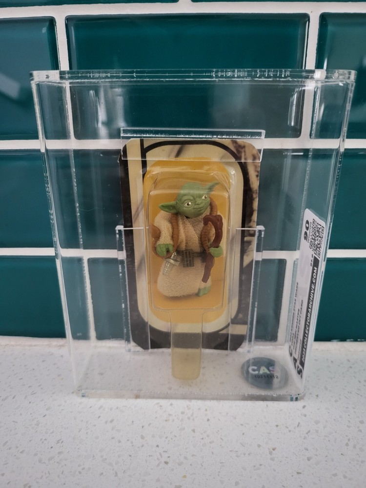 Star Wars Yoda Brown Snake (Preserved Cut Card) 1983 Kenner CAS 90