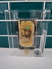 Star Wars Yoda Brown Snake (Preserved Cut Card) 1983 Kenner CAS 90
