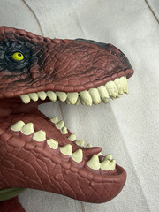 1996 Jurassic Park The Lost World T-Rex Dinosaur Full Body Hand Puppet Chomp Jaw