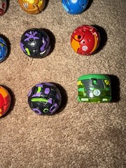 Lot of 28 Bakugan Battle Brawlers Figures Balls Cubes Mixed Bundle Spin Master