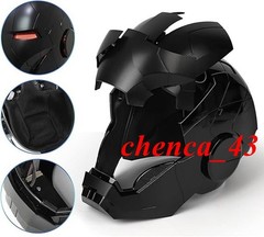 New in US!!! Black Iron Man 1:1 MK5 Helmet Jarvis Deformable Voice Control Mask