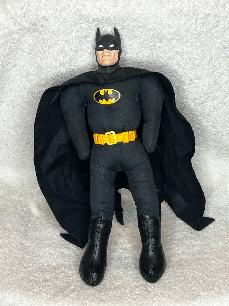 1989 Applause Batman Plush Doll Figure 15″ Vintage Polyester Stuffed Toy Rare DC