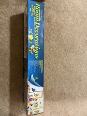 RARE Vtg 90s TMNT Ninja Turtles 30pc Room Decorations Prik Stik Wall Decal Set