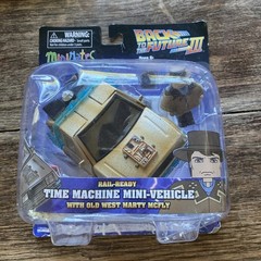 Back To The Future Minimates Vehicle Rail Ready Time Machine Old West Marty