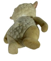 Li’l Woodzeez Snipadoodle Sheep Famileez Acorn Farmer Gardner Blue Overalls RARE