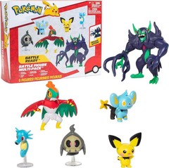 Pokemon Battle Ready Figure Set w/ 4.5″ Deluxe Action Grimmsnarl, 6 Pc 2″