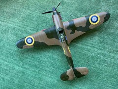 1:18 scale Hawker Hurricane Model Kit-Disassembled and Unpainted