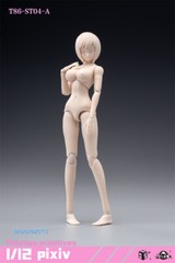 US Stock 86TOYS 1/12 T86-ST Flexible 6 inch Female Joint Action Figure Head Body