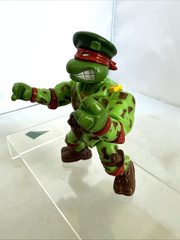 Vintage 1991 TMNT Mutant Military: Raph The Green Teen Beret Figure Loose (4.5″)