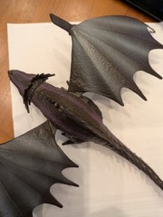 Dreamworks How to Train Your Dragon Skrill Figure with Bullet
