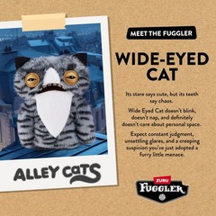 Fuggler 🐱 Alley Cats WIDE-EYED CAT 🐱 NEW 9″ Fast Free Ship! Funny! Ugly! Cute