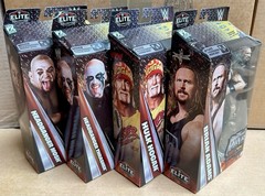WWE Elite Monday Night Wars Complete Set of 4, (Series 11) w/ Rick Rude BAF