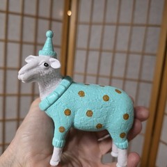 Ankyo Target Party Farm Animal W/Party Hat LOT OF 5 Pig Cow Horse Chicken Sheep