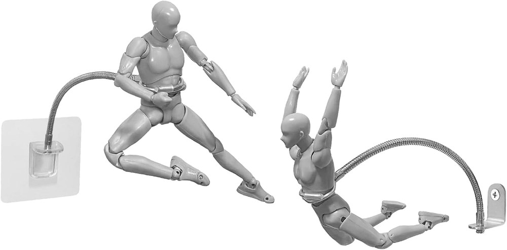 Action Figure Flight Stands Wall Mounted, Flying Action Figure Hidden Stand