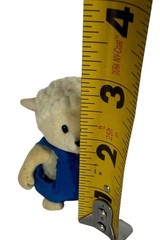 Li’l Woodzeez Snipadoodle Sheep Famileez Acorn Farmer Gardner Blue Overalls RARE